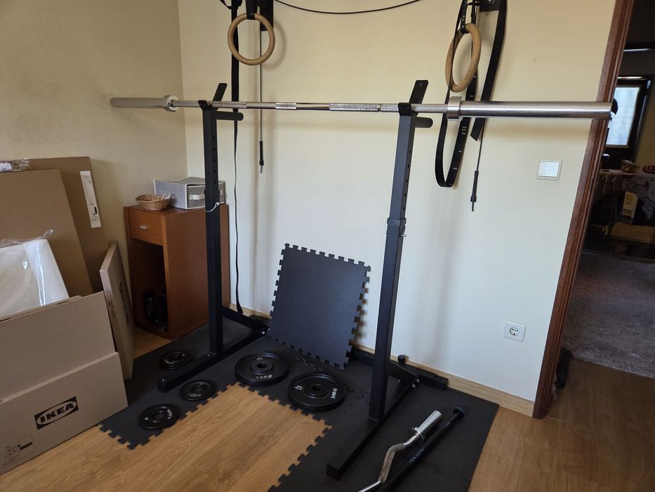 Barra e suporte Strength Shop