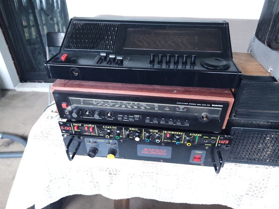 Magnetofon amplituner końcówka mocy mosfet mixer UNITRA