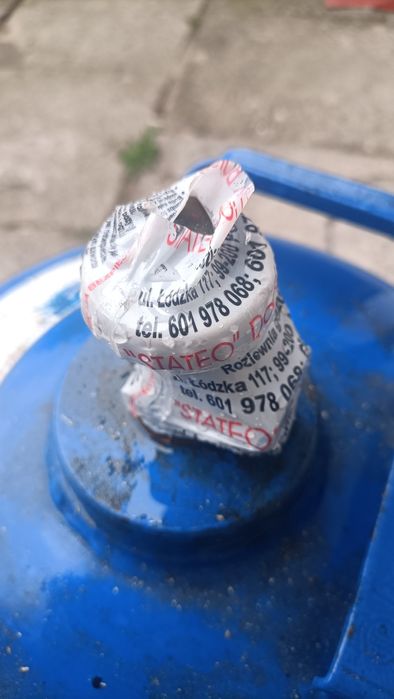 Butla gazu 11 kg bez kołnierza