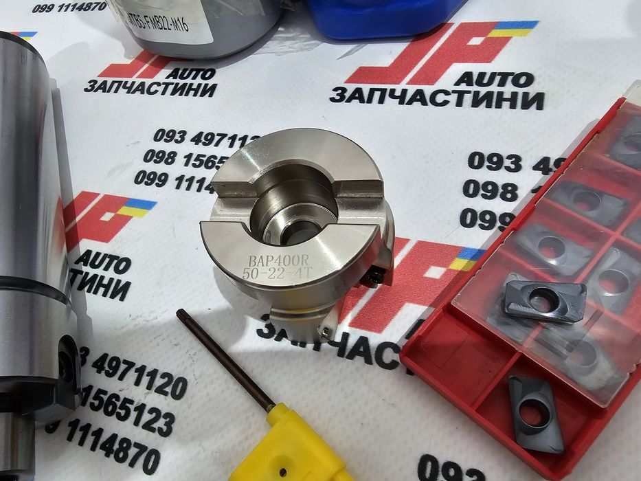 Фреза торцевая BAP 400R 50-22 с пластинами 10шт + хвостовик MTB5-FMB22