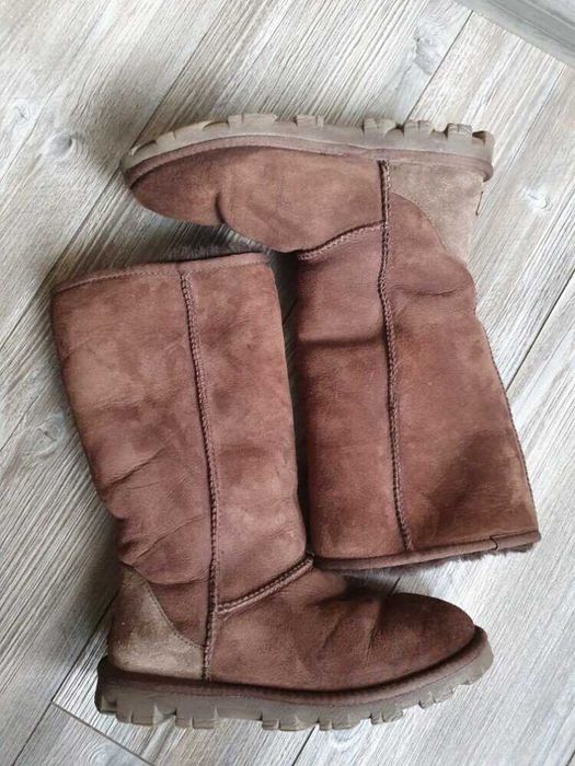 Уггі високі шкіра овчина Ugg Australia 39р оригінал
