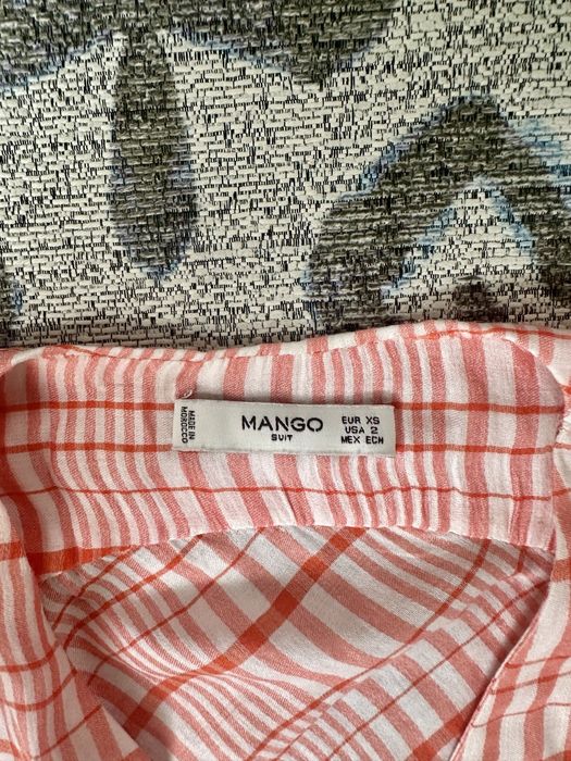 Luźna letnia koszula w kratkę Mango