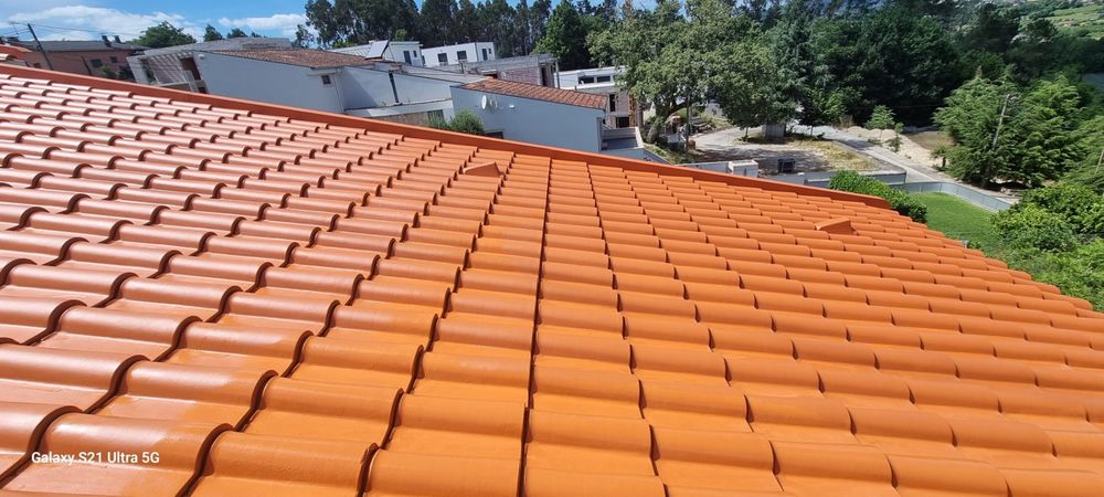 Limpeza telhado, rectificação, substituição etc