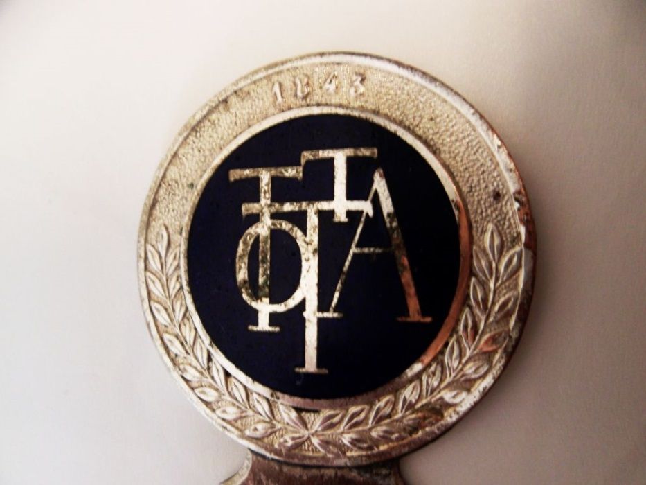 TOTTA since 1843 - Abre cartas vintage com banho de prata e esmalte