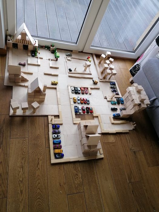 Just blocks klocki drewniane 25kg 900elementuw