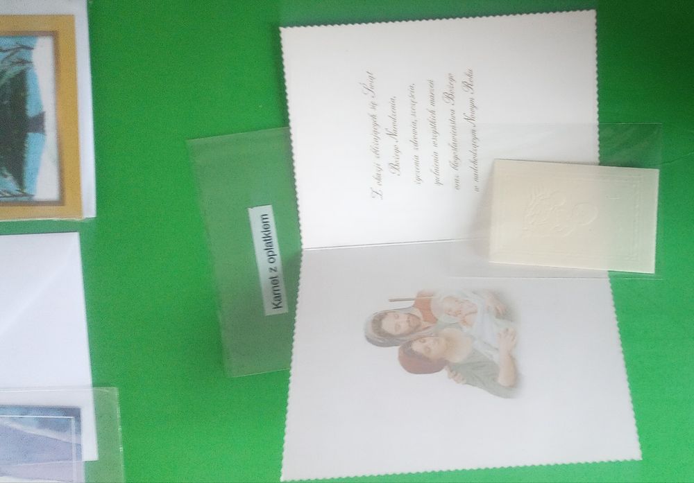 Pocztówki z lat PRL z kolędą.