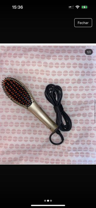 Escova elétrica alisadora