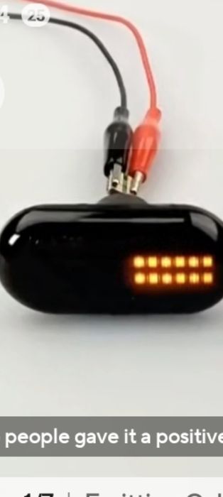 Piscas laterais led compatível para a Opel Vivaro Renault Clio Opel