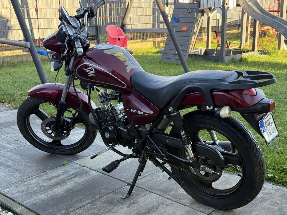 Motorower Zipp VZ50, Junak 902, 2017r + kask,rękawice, świetny stan