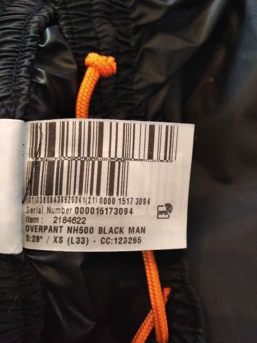 Spodnie przeciwdeszczowe Quechua roz. XS W28 L33