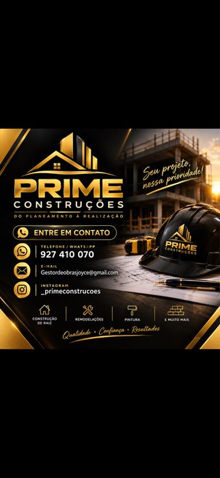 Empreiteiro e gestor de obras