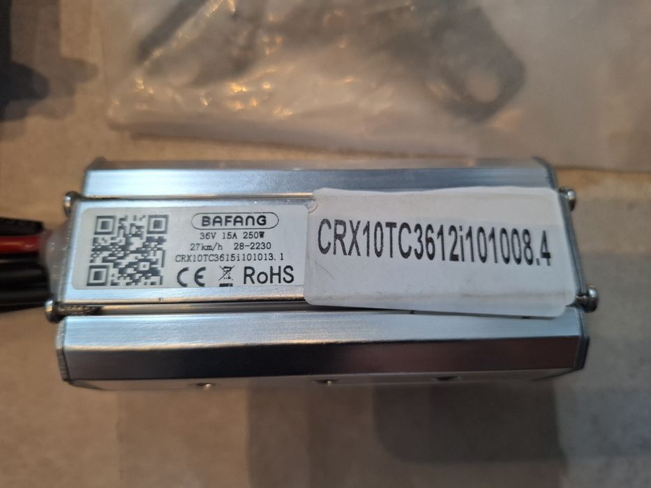 Napęd Bafang 250w czujnik nacisku silnik sterownik CRX 10T
