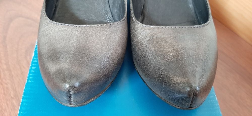 Sapatos cinza esverdeado, Seaside, tam.35