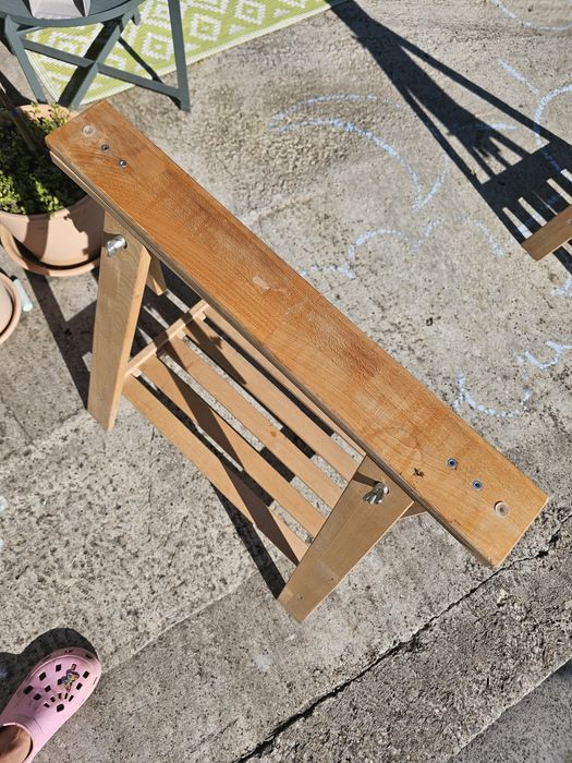 Koziołek ikea drewniany