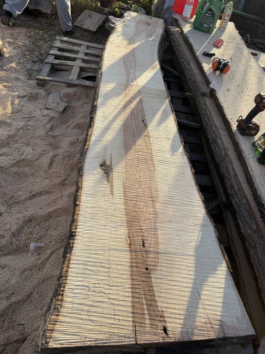 Foszty deski jesionowe 70-60cm szerokosci gr 9 cm