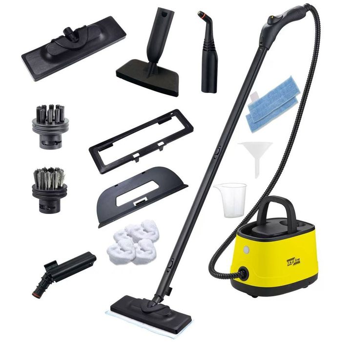 Потужна парова швабра 4000Вт Zepline ZP-7784 Пароочисник з насадками