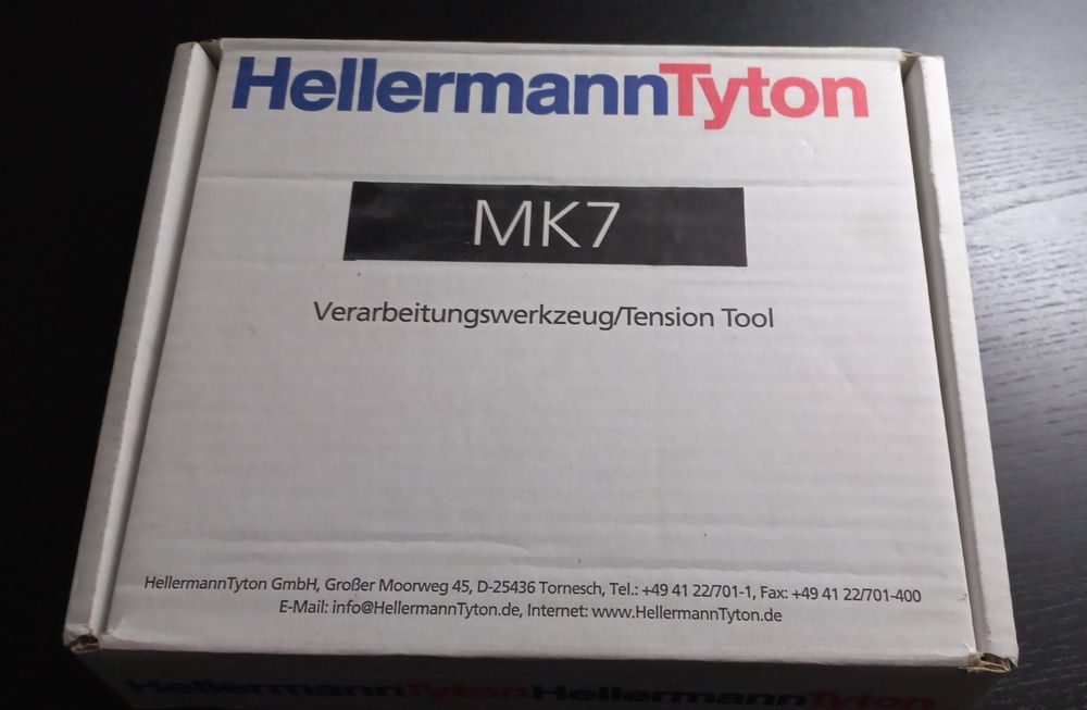 Pistolet do opasek kablowych MK7 Hellermann Tyton (do zaciskania)