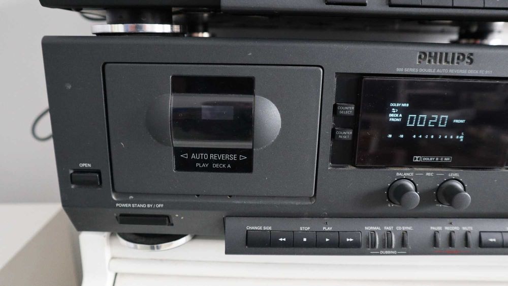 Стойка CD проигрыватель PHILIPS CD-911 Кассетная дека PHILIPS FC-911