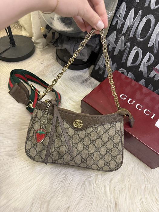 Сумка Gucci Ophidia з двома ремінцями з коробкою