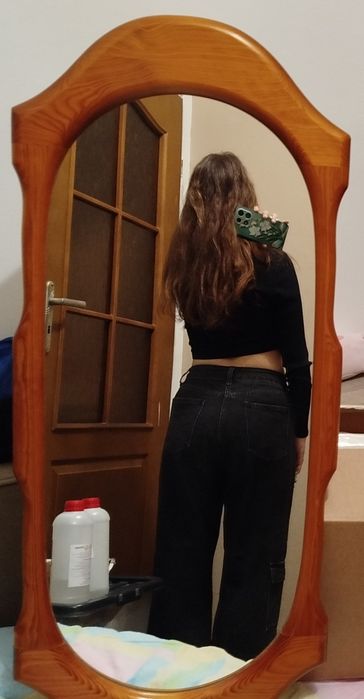 Jeansy czarne z gwiazdami