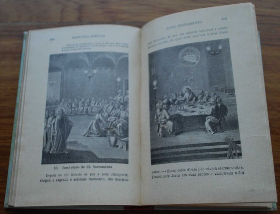 História Bíblica Ilustrada com 200 Estampas (Ano Edição 1950)