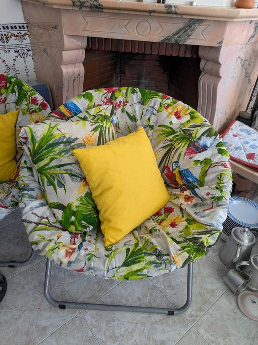 Bancos de Jardim / Cadeiras de Exterior Estilo Tropical c/almofadas