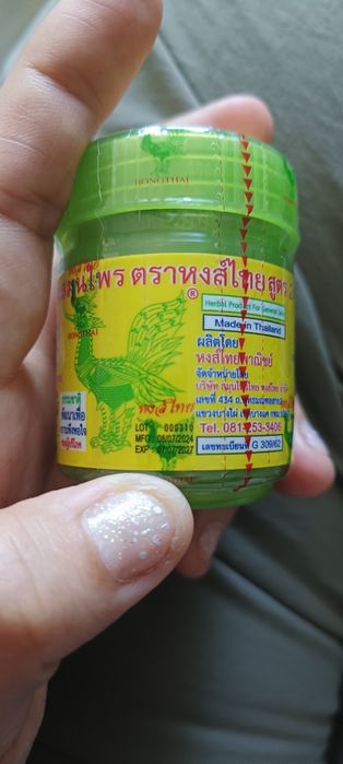 Inhalator do inhalacji Autentyczne z Tajlandii Hong Thai 3 Słoi