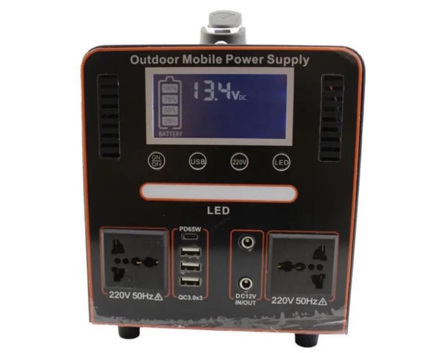 Зарядна станція 600Вт 40А для зарядки і підключення техніки 220В USB