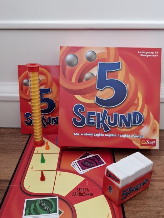 Gra planszowa rodzinna towarzyska 5 sekund