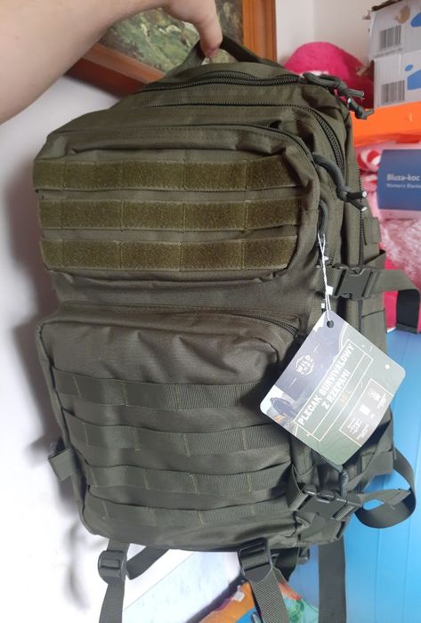 Plecak survivalowy z rzepami, 45L