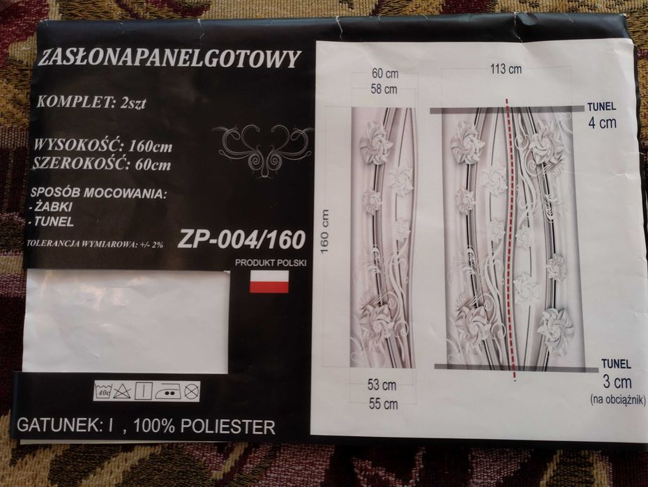 Piękny materiał 100% poliester