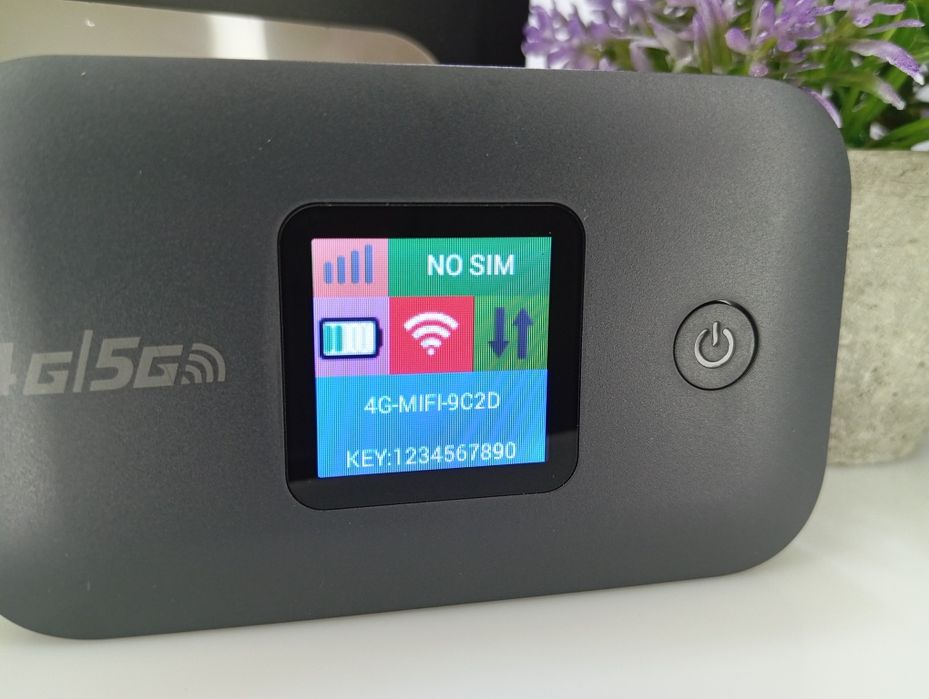 ‼️Портативний‼️модем з LCD-дисплеєм 4G Wi-Fi роутер 3000mAh 300Mbps‼️