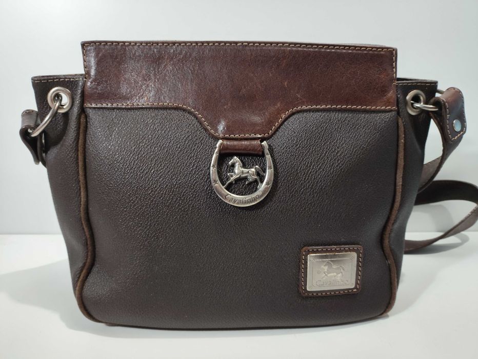 Cavalinho - Mala de mão / bolsa em pele para senhora