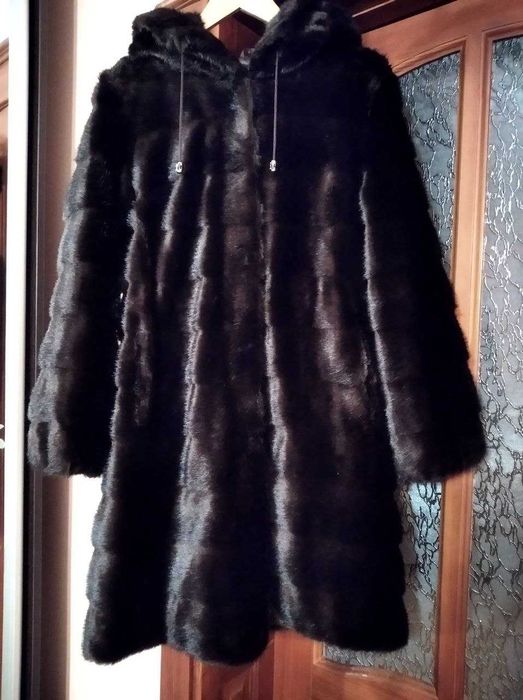 Шуба норкова еко матеріалу