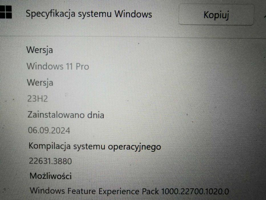 Acer Swift 3 i5, 8 Gb RAM, 256 Gb SSD, klawiatura z fabryczną cyrylicą