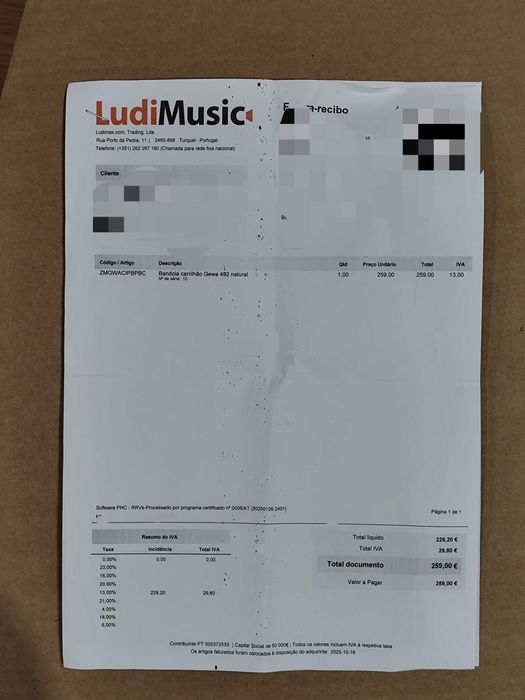 Bandola/muito pouco uso