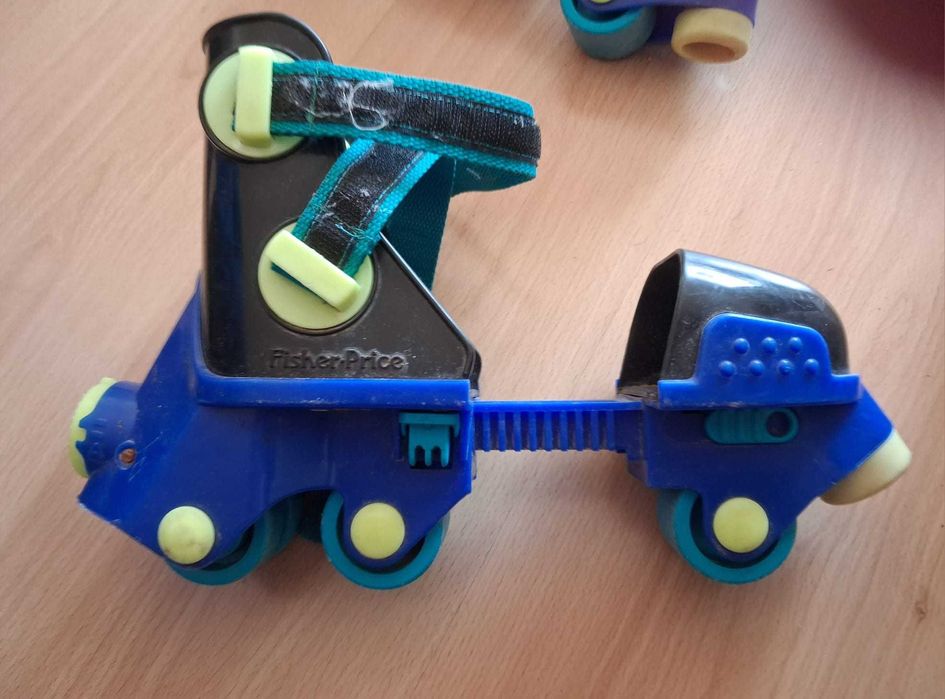 Patins Infantis Fisher Price Ajustáveis + Proteções