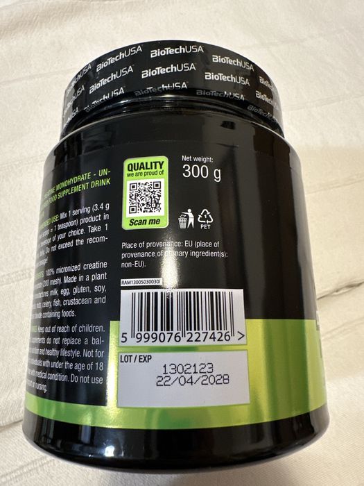 100% Creatine Monohydrate