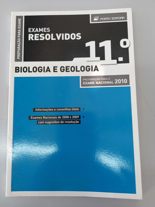 Exames Resolvidos Biologia e Geologia 11º ano (portes incluídos)