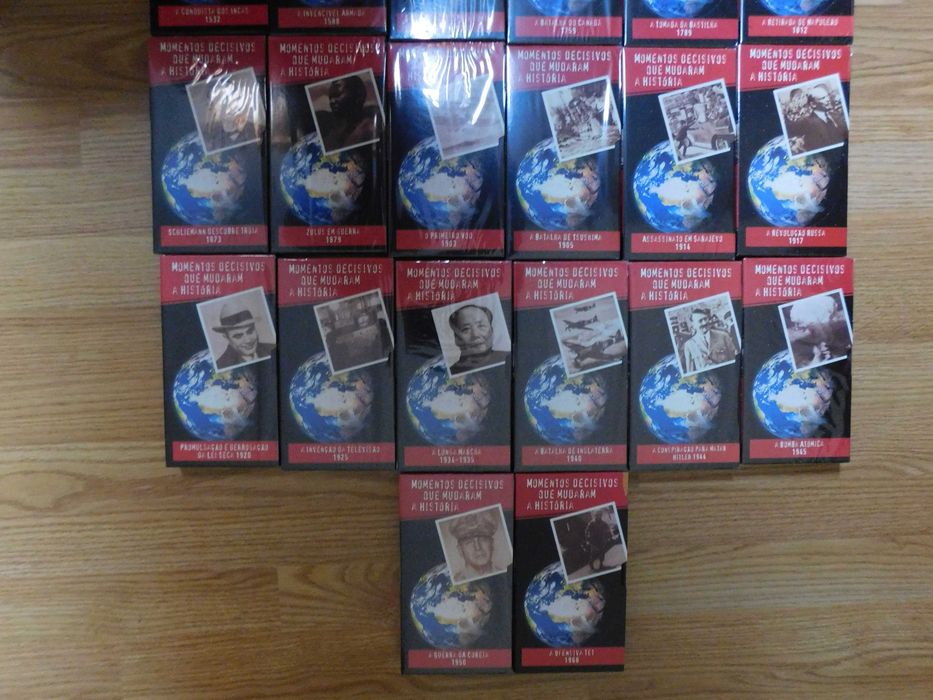 Coleção "Momentos Decisivos que Mudaram a História"  VHS NOVA
