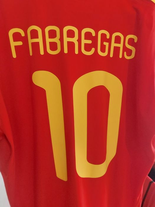 Camisola oficial Adidas Espanha 2010 Vintage Y2K