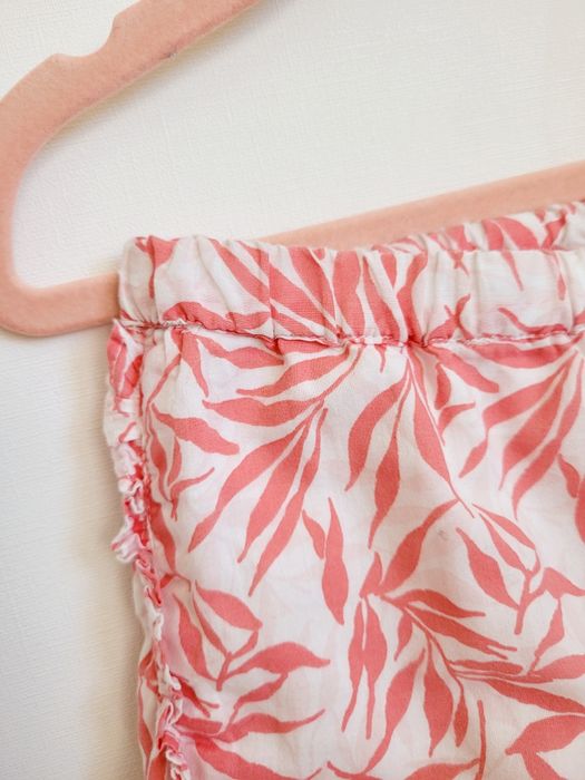 Zestaw 74-80 krótkie spodenki + bluzka skandynawska marka scandi