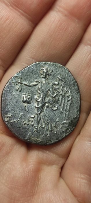Большая монета Древней Греции Тетрадрахма -Афина в шлеме,: 32 000 грн ...