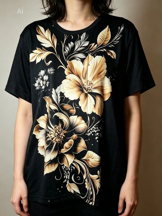 Bluzka czarna 5xl nr 109