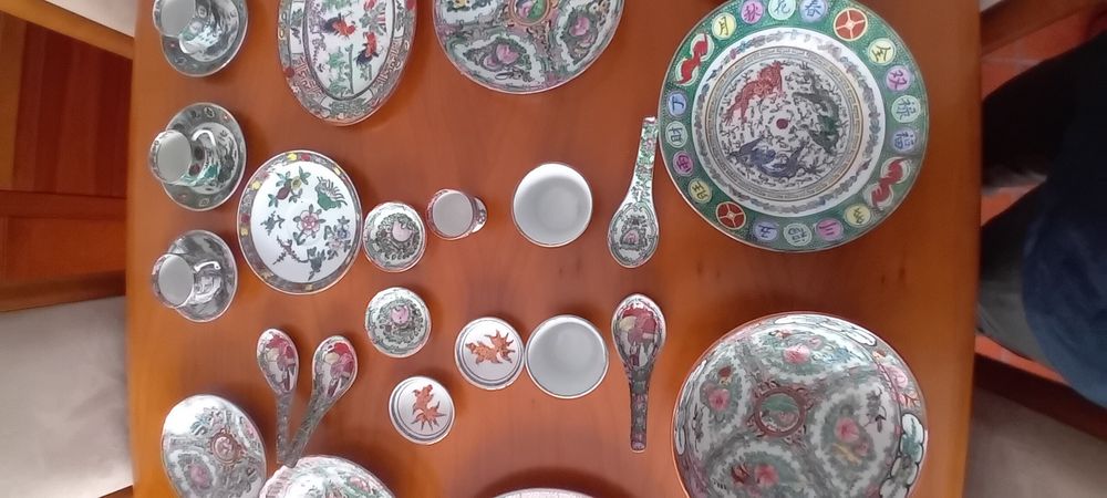 Conjunto de loica chinesa