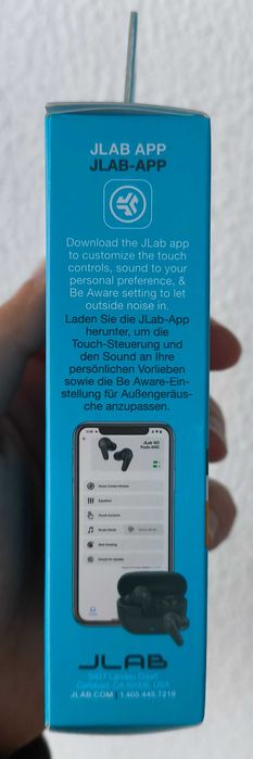Auriculares Bluetooth JLab Go Pods ANC - NOVO