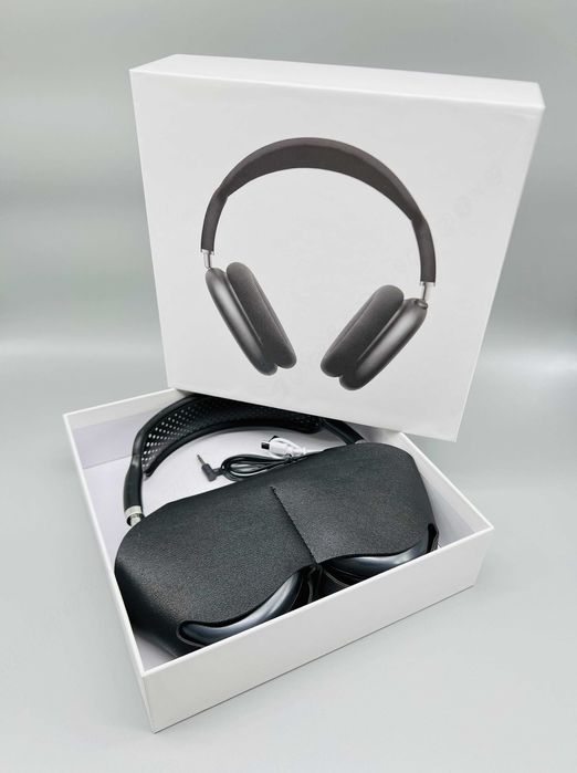 Беспроводные Наушники аірподс Max Black LUX 1в1 без шумки