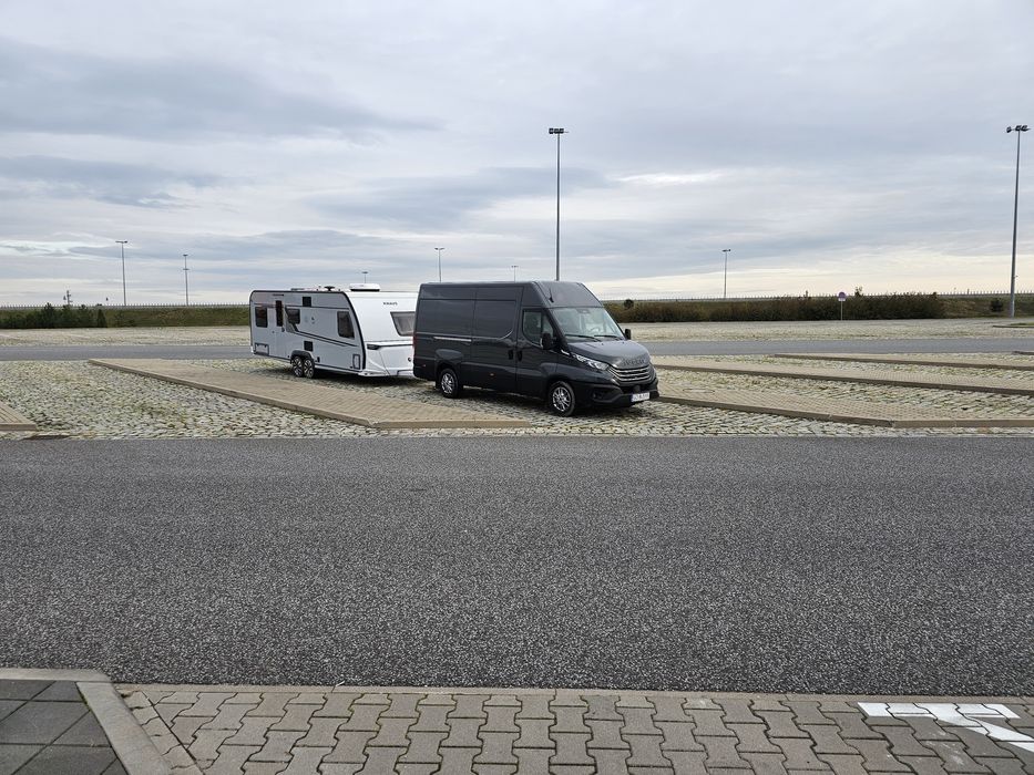 Transport SZEROKOŚĆ 2,5m  przyczep kempingowych i kamperów