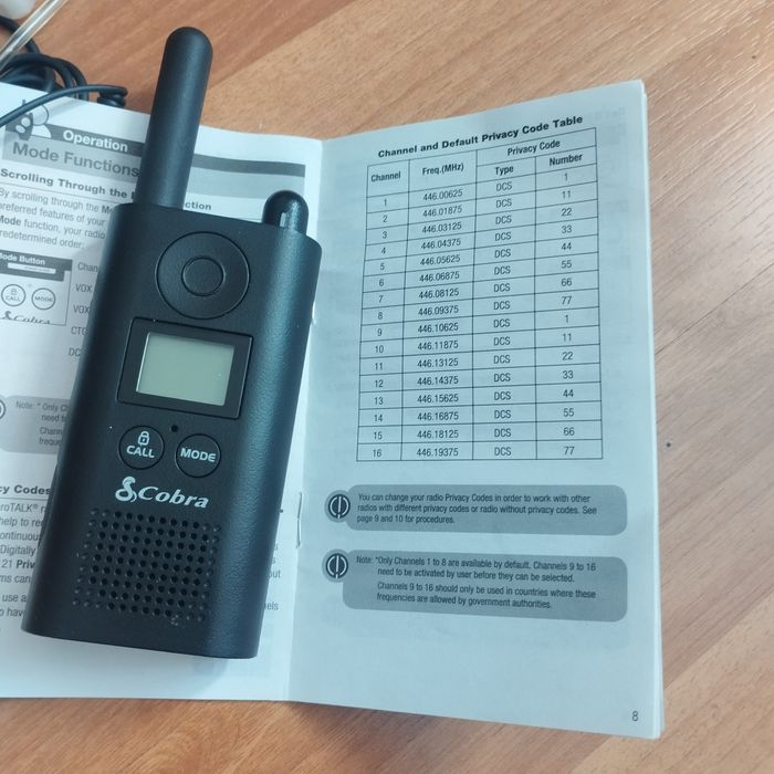 Радиостанция, рация Cobra PU500