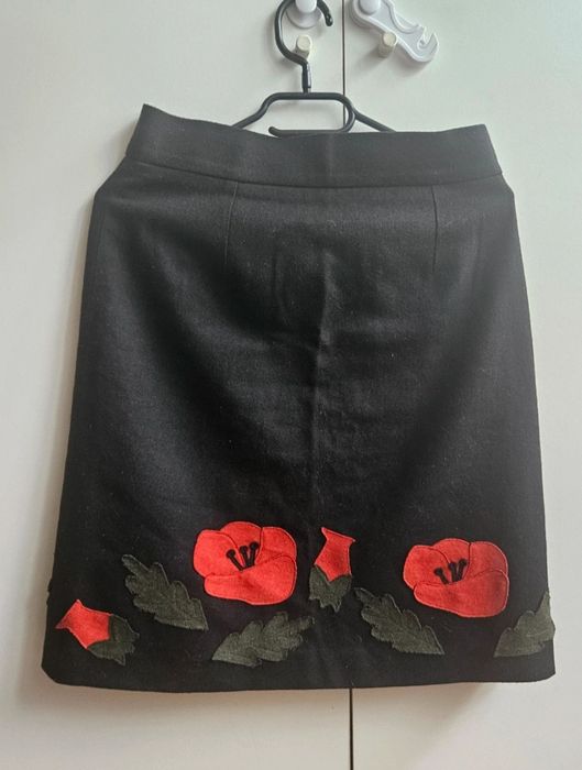 Spódnica damska S 36 maki folk boho